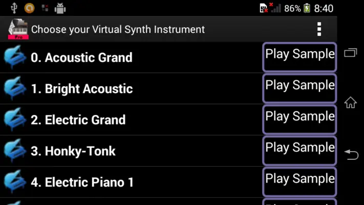 Piano Instructor android App screenshot 2