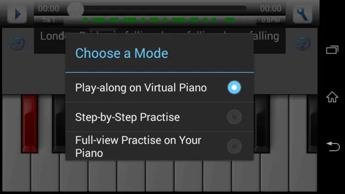 Piano Instructor android App screenshot 4